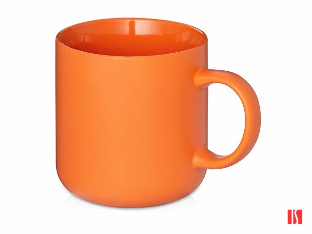 Кружка матовая Rita, 410мл, оранжевый