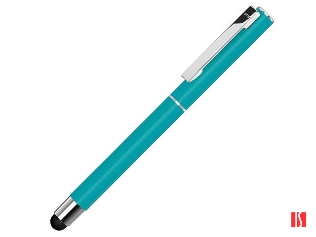 Ручка металлическая стилус-роллер «STRAIGHT SI R TOUCH», бирюзовый
