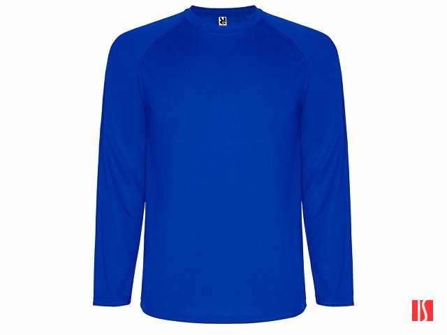 Футболка "Montecarlo " мужская с длинным рукавом, королевский синий