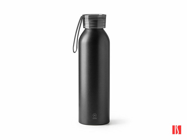 Бутылка LEWIK из переработанного алюминия, 600 мл, черный