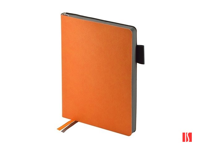 Ежедневник А5 датированный "Boston" 2026, оранжевый с серым обрезом