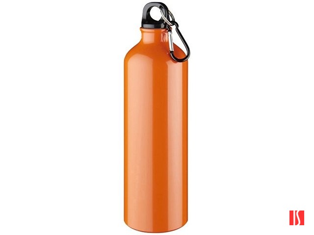 Алюминиевая бутылка для воды Oregon объемом 770 мл с карабином - Оранжевый (P)