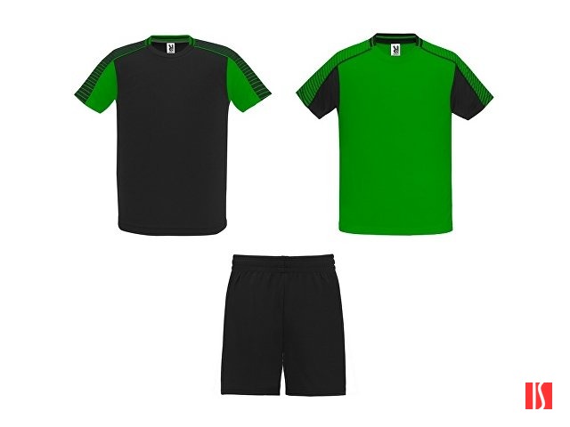 Спортивный костюм "Juve", папоротниковый/черный