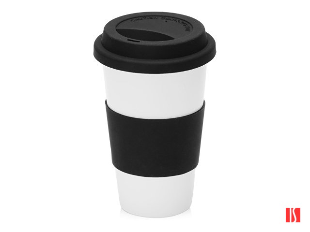 Фарфоровая кружка с двойными стенками "Toronto", 300 мл, черный