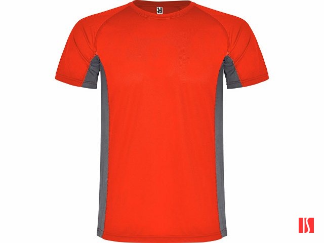 Спортивная футболка "Shanghai" мужская, красный/графитовый