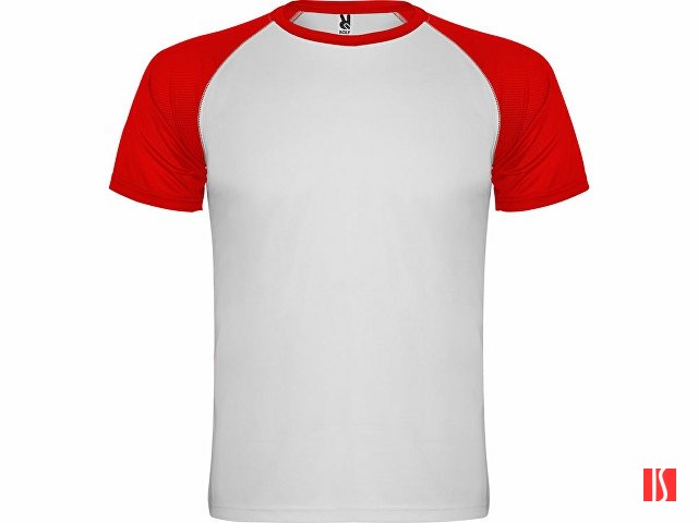 Спортивная футболка "Indianapolis" детская, белый/красный