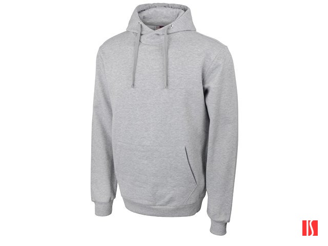 Толстовка унисекс "Stream" с капюшоном, серый меланж