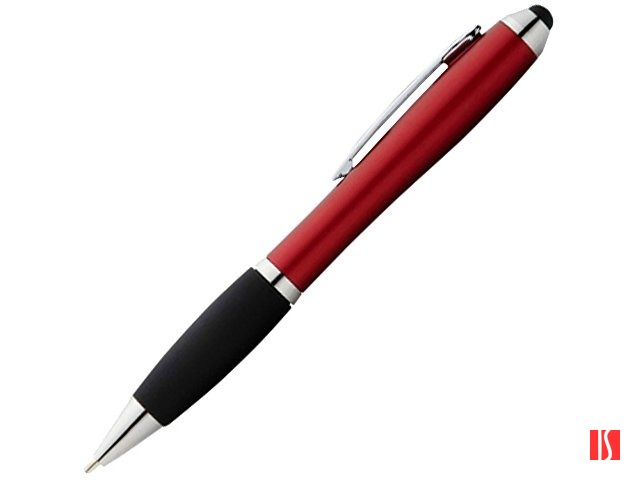 Ручка-стилус шариковая "Nash" со стилусом, красный, черные чернила