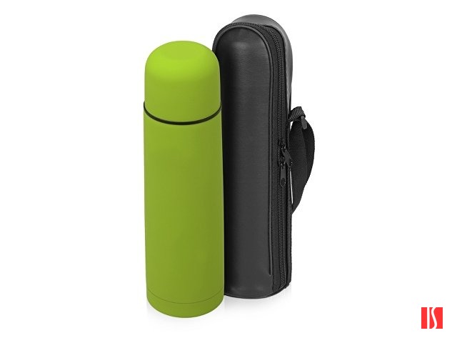 Термос «Ямал Soft Touch» с чехлом, 500мл, лайм