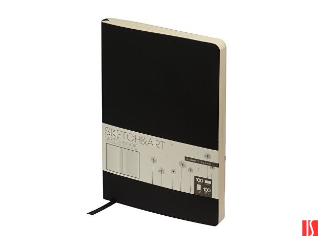 Купить Скетчбук "Sketch & Art" в мягком переплете 140х210 мм, 100 л. бежевой бумаги 100 гр., черный Скетчбук "Sketch & Art" в мягком переплете 140х210 мм, 100 л. бежевой бумаги 100 гр., черный
