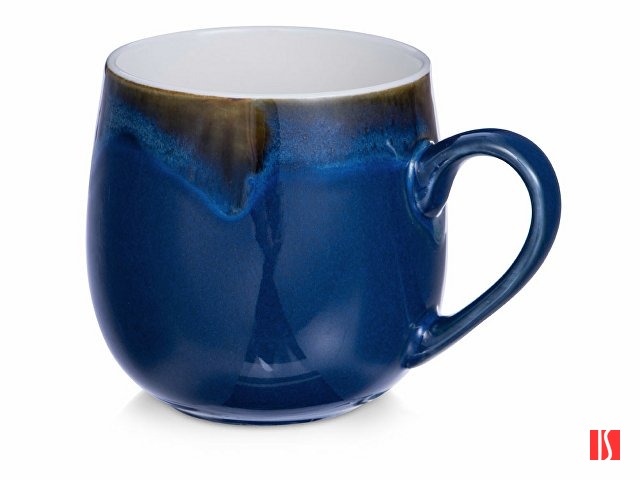 Кружка с вулканическим эффектом по краю Etna, 440 мл, синий