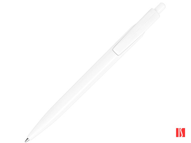Шариковая ручка Alessio из переработанного ПЭТ, белый, черные чернила