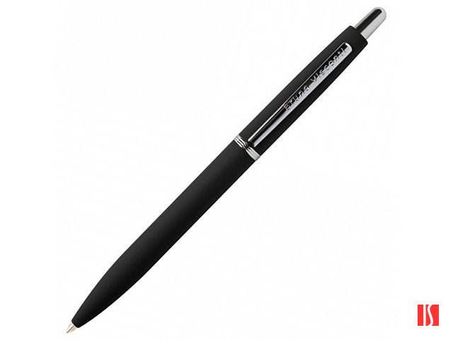 Ручка "SAN REMO" шариковая  автоматическая, черный металлический корпус, 1.00 мм, синяя