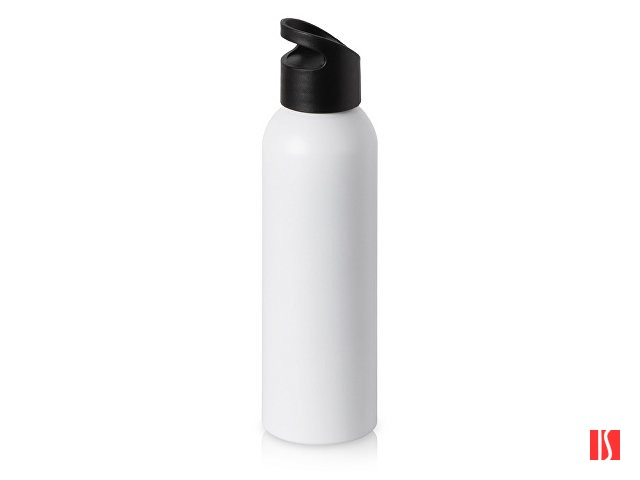 Алюминиевая бутылка для воды с ручкой "Plain Alu", 650 мл, белый