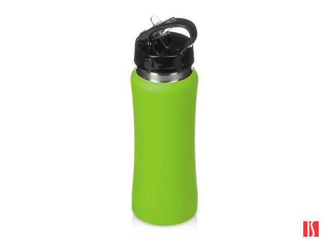 Бутылка для воды "Bottle C1", сталь, soft touch, 600 мл, зеленое яблоко