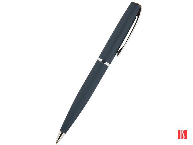 Ручка "Sienna" шариковая  автоматическая, синий металлический корпус, 1.0 мм, синяя
