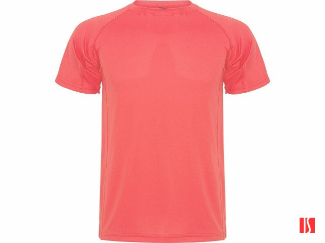 Спортивная футболка "Montecarlo" мужская, неоновый коралловый