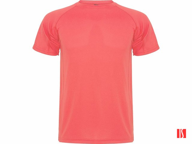 Спортивная футболка "Montecarlo" мужская, неоновый коралловый