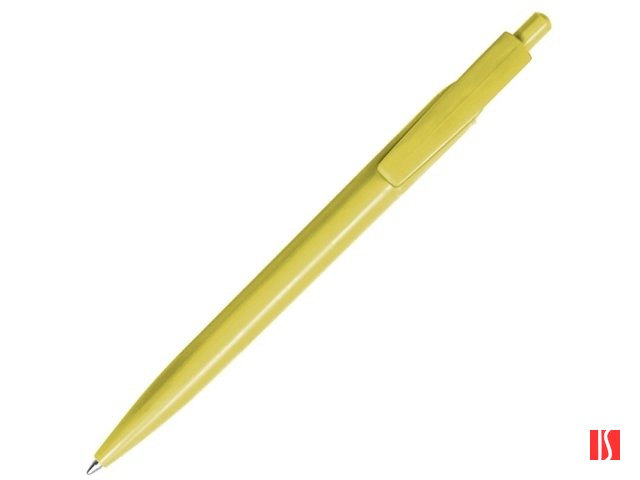 Шариковая ручка Alessio из переработанного ПЭТ, средне-зеленый, черные чернила