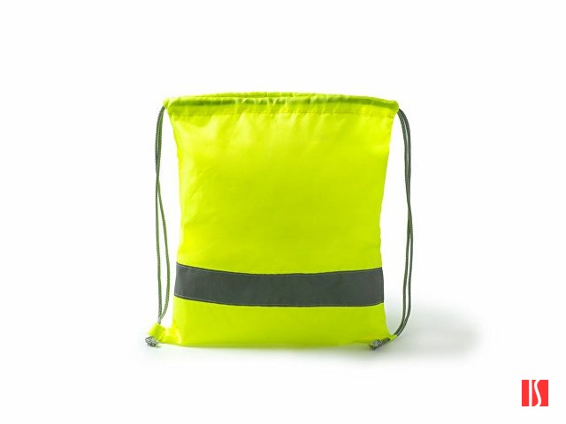 Рюкзак-мешок LABUR со светоотражающей полоской, неоновый желтый