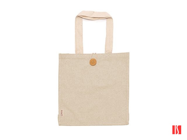 Сумка Barmer из переработанного хлопка на пуговице, натуральный