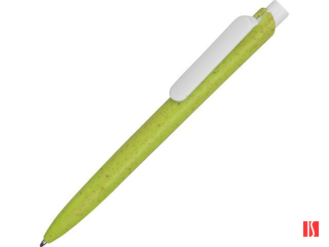 Ручка шариковая "ECO W", зеленое яблоко