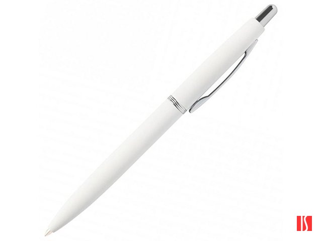 Ручка "SAN REMO" шариковая, автоматическая, белый металлический корпус 1.00 мм, синяя