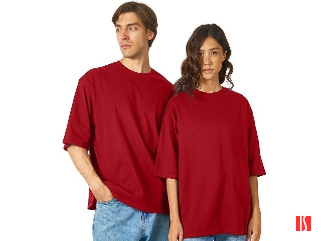 Футболка Berlin к/р оверсайз, 100% хлопок, 180гр, красный