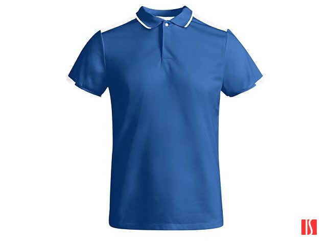 Рубашка-поло "Tamil" мужская, королевский синий/белый