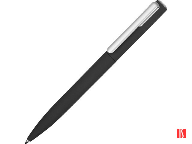 Ручка шариковая пластиковая "Bon" с покрытием soft touch, черный