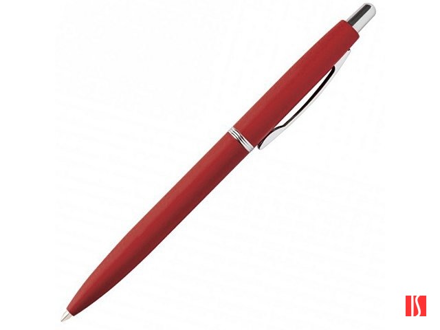 Ручка "SAN REMO" шариковая, автоматическая, красный  металлический корпус 1.00 мм, синяя