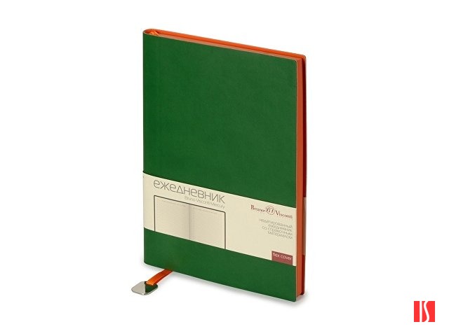 Ежедневник А5 недатированный «Mercury», зеленый