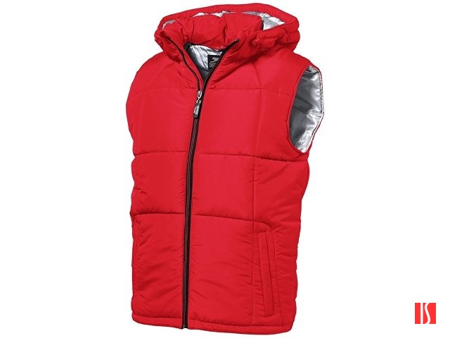 Жилет мужской, Slazenger, красный/стальной