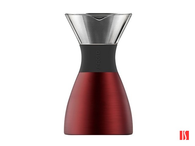 Купить Кофеварка POUR OVER, 1000 мл, красный/черный Кофеварка POUR OVER, 1000 мл, красный/черный