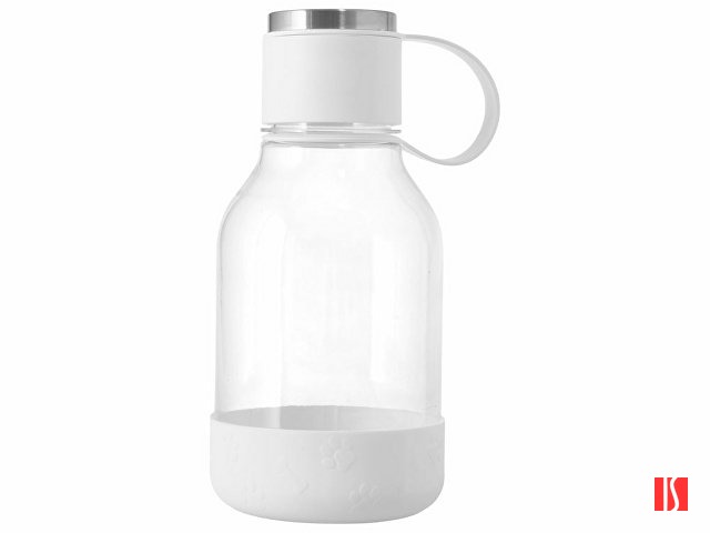 Бутылка для воды 2-в-1 «Dog Bowl Bottle» со съемной миской для питомцев, 1500 мл, белый с гравировкой