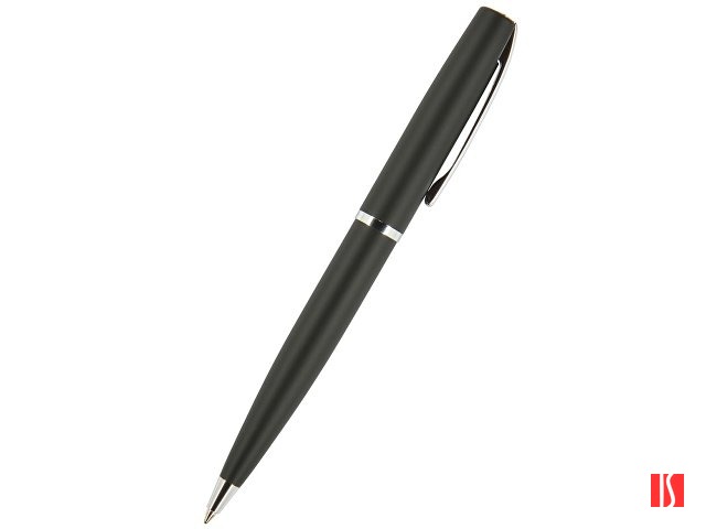 Ручка "Sienna" шариковая  автоматическая, черный металлический корпус, 1.0 мм, синяя