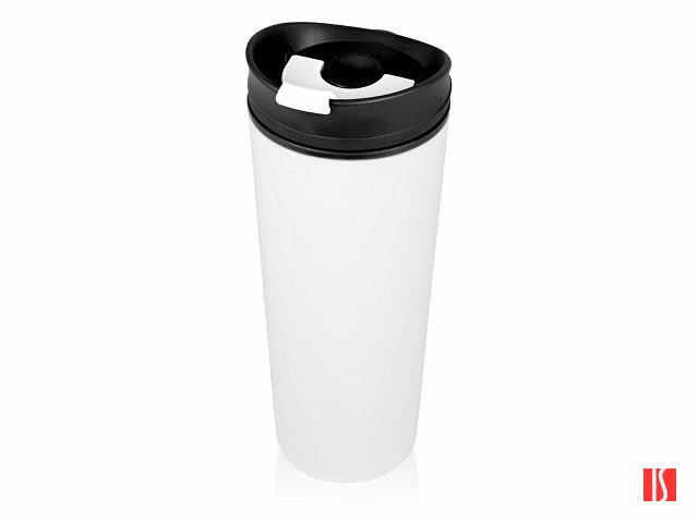 Термокружка «Brite» 500мл, белый/черный