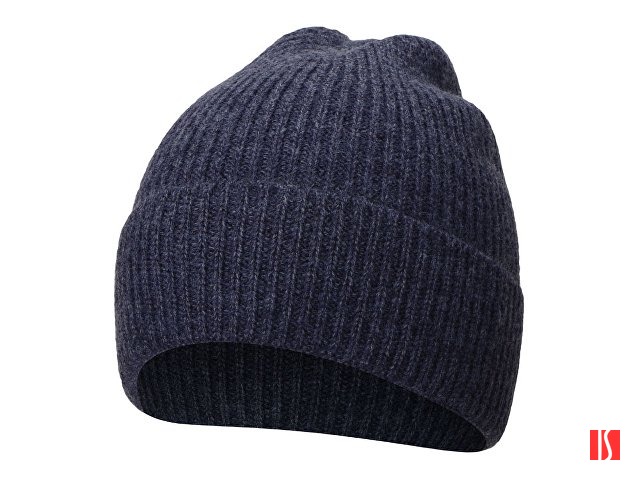 Шапка Nordend, крупный риб, темно-синий меланж