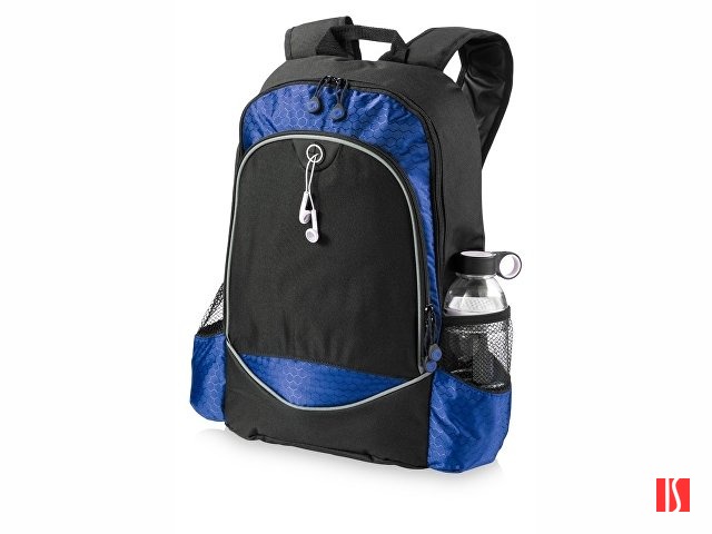 Рюкзак "Benton" для ноутбука 15", черный/ярко-синий