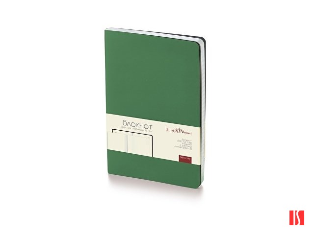 Блокнот А5 «Megapolis Flex» soft-touch, зеленый