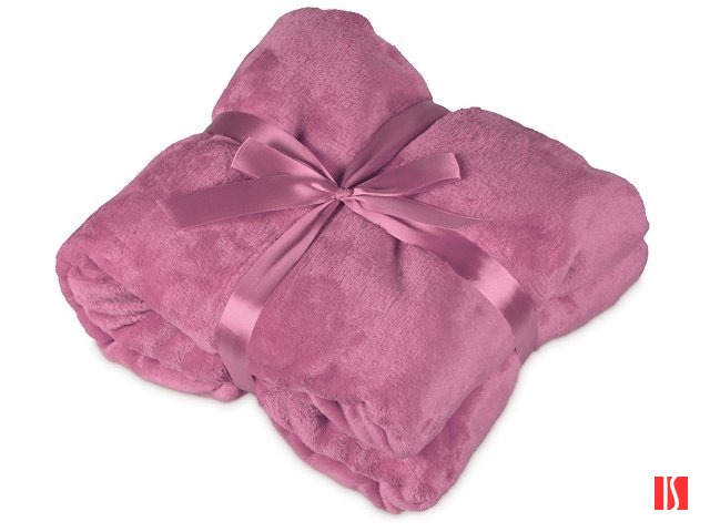 Плед мягкий флисовый Fancy, пыльно-розовый