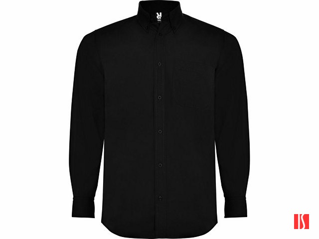 Рубашка "Aifos" мужская с длинным рукавом, черный