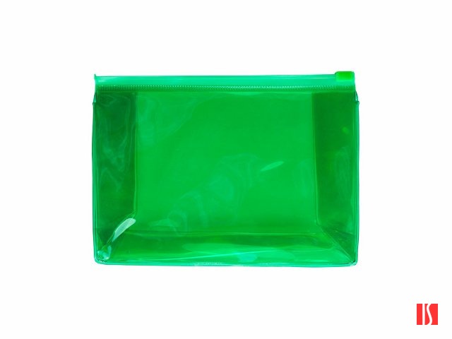 Косметичка CARIBU из прозрачного ПВХ с герметичным замком, папоротник