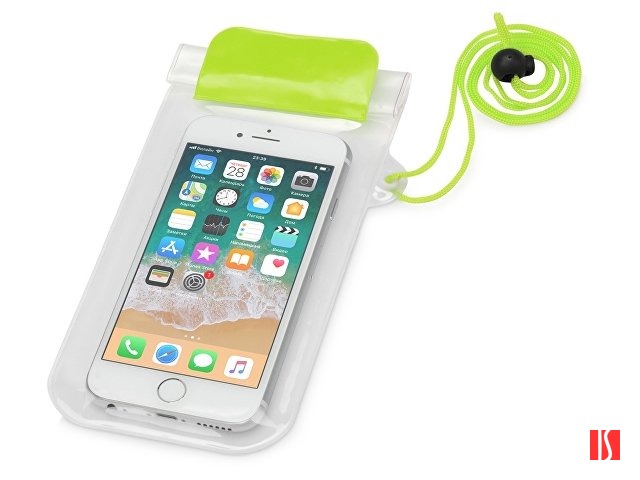 Влагостойкий чехол Mambo, зеленый/прозрачный