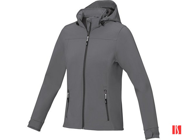 Куртка софтшел "Langley" женская, steel grey