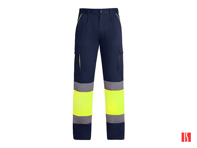 Брюки "Enix" мужские, нэйви/неоновый желтый