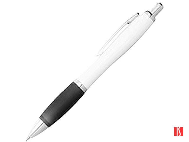 Ручка шариковая "Nash", белый/черный, черные чернила