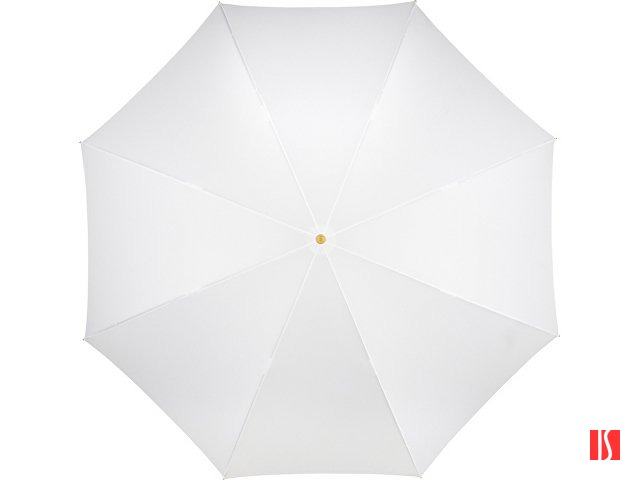 Зонт-трость 7399 Alugolf полуавтомат, белый/золотистый