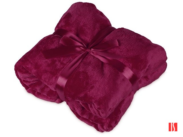 Плед мягкий флисовый Fancy, бордовый