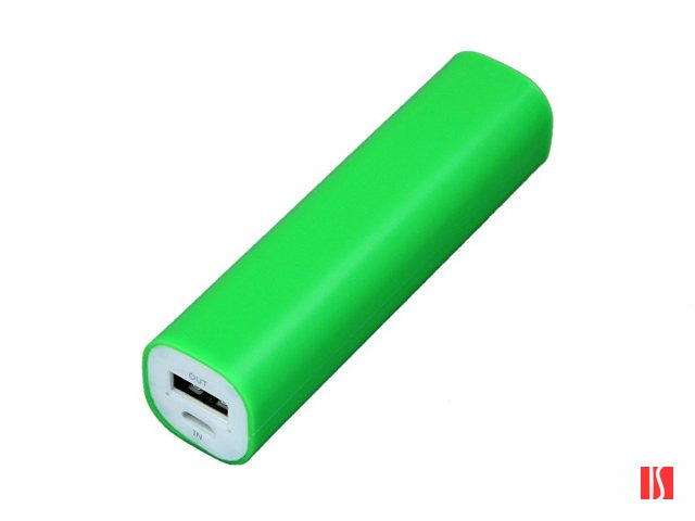 PB030 Универсальное зарядное устройство power bank  прямоугольной формы. 2200MAH. Зеленый